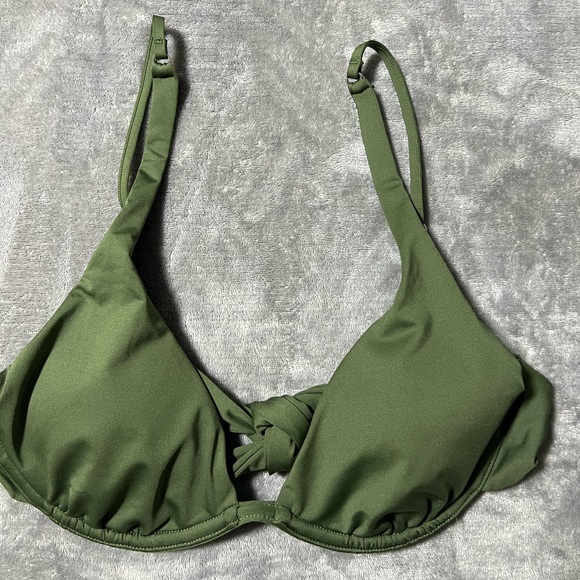 Adjustable VS bikini set in olive green - Picture 4 of 5